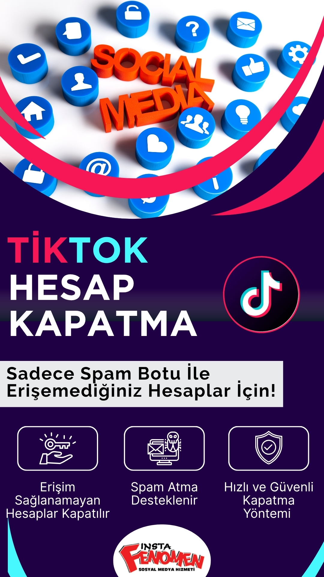 TikTok Hesap Kapatma — Insta Fenomen